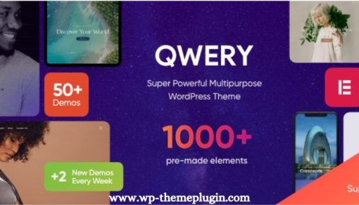 Qwery – Multi-Purpose Business Wordpress Theme + Rtl 2.1.0