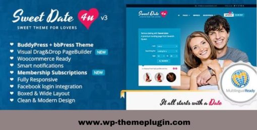 Sweet Date – More Than A WordPress Dating Theme