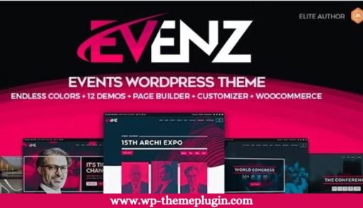 Evenz – Conference And Event Wordpress Theme 1.5.0