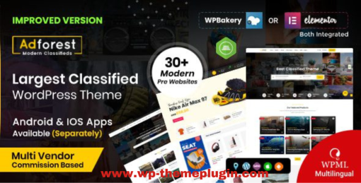 AdForest – Classified Ads WordPress Theme