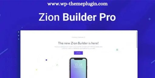 Zion Builder Pro The Fastest Page Builder