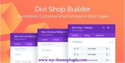 Divi Shop Builder For Woocommerce