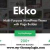 Ekko Theme – Multi-Purpose WordPress Theme With Page Builder 4