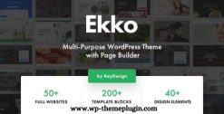 Ekko Theme – Multi-Purpose WordPress Theme With Page Builder 4