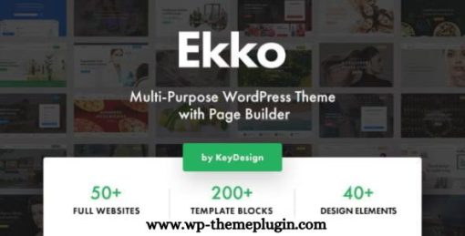 Ekko Theme – Multi-Purpose WordPress Theme With Page Builder 4