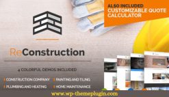 Reconstruction – Contractor & Building Theme 1.4.3