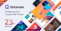 Octavian theme creative multipurpose wordpress theme