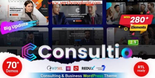 Consultio theme consulting corporate