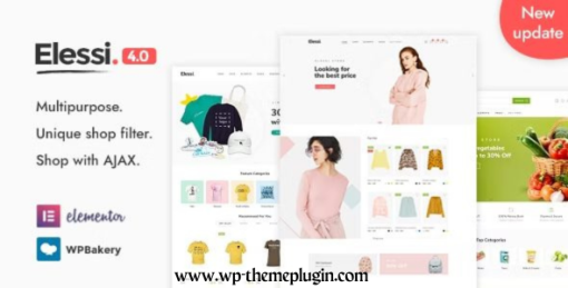 Elessi theme woocommerce ajax wordpress theme rtl support