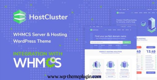 Hostcluster Whmcs Server And Hosting Theme
