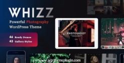 Whizz Photography WordPress Theme Free