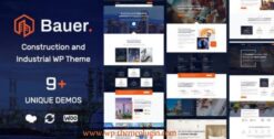 Bauer Theme | Construction and Industrial WordPress Theme