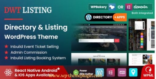 Dwt – Directory & Listing WordPress Theme