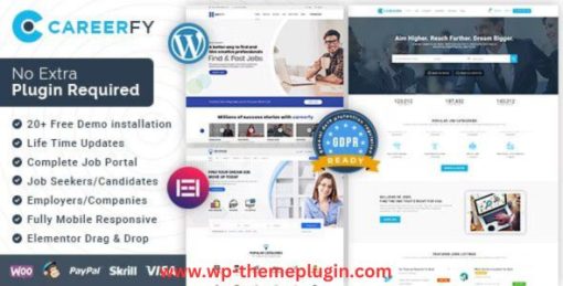 Careerfy Theme – Job Board WordPress Theme