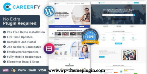 Careerfy job board wordpress theme