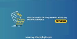 WooCommerce Checkout Field Editor Premium
