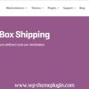 Woocommerce Flat Rate Box Shipping