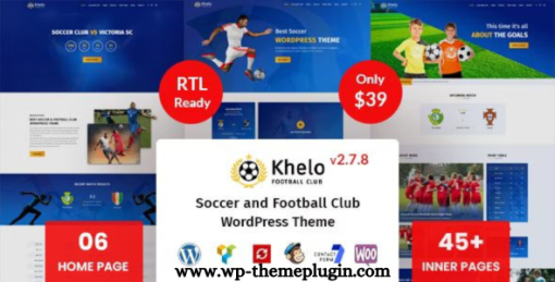 Khelo – Soccer & Sports WordPress Theme