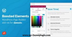 Boosted Elements WordPress Page Builder Add-On For Elementor