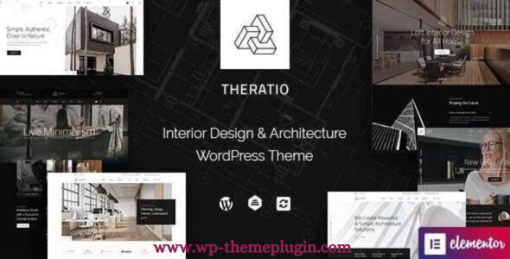 theratio architecture interior design elementor wordpress theme