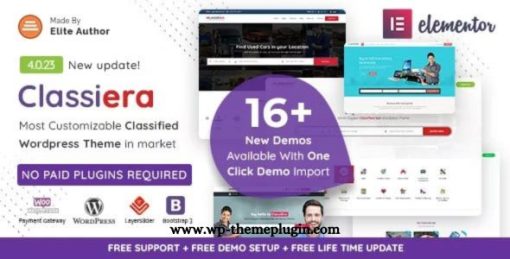 Classiera Theme – Classified Ads WordPress Theme