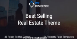 Residence real estate wordpress theme