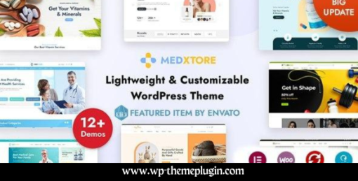 Medxtore Pharmacy Medical & Beauty Elementor Woocommerce Theme