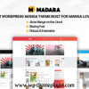 Madara responsive and modern wordpress theme for manga sites