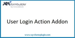 JetFormBuilder Pro User Login Action Addon