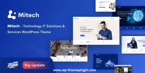 Mitech Theme – Technology IT Solutions & Services WordPress Theme