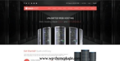 Maxhost Web Hosting, Whmcs And Corporate Business WordPress Theme