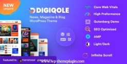 Digiqole News Magazine WordPress Theme