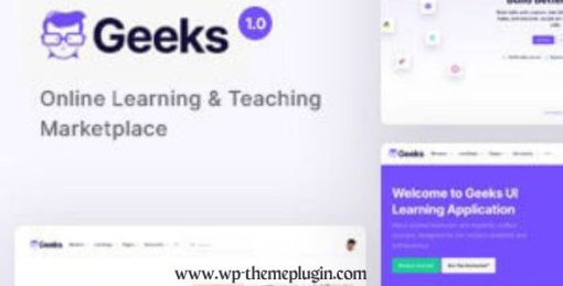 Geeks Online Learning Marketplace Theme