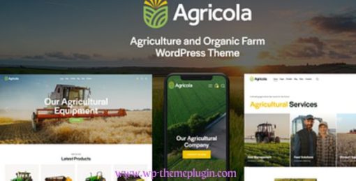 AGRICOLA – AGRICULTURE AND ORGANIC FARM WORDPRESS THEME